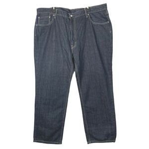 Levi Strauss 559‎ Relaxed Fit Dark Wash Denim Jeans Mens Size 44x30